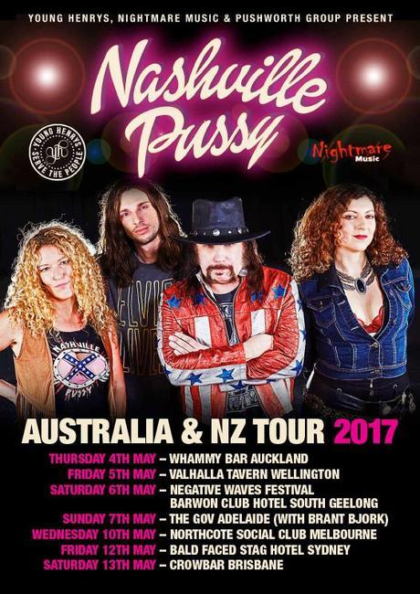 NASHVILLE PUSSY Australian Tour 2017