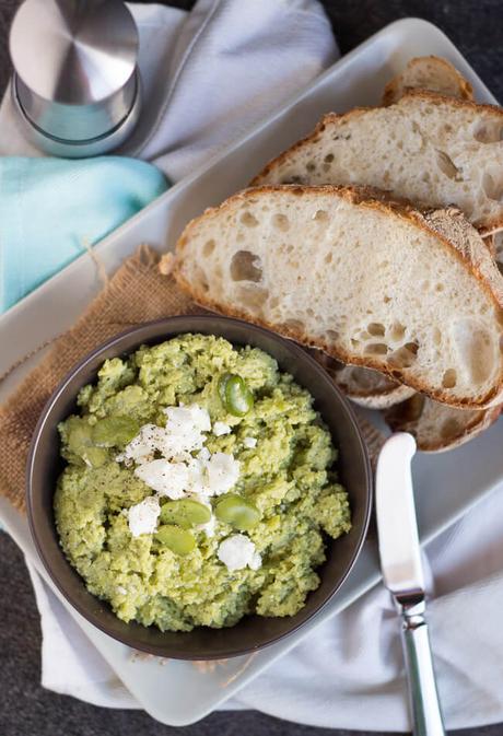 An Extremely Useful Feta & Broad Bean Dip
