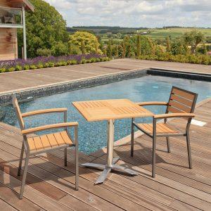 And Viro fiber resin: weatherproof outdoor plastic furniture