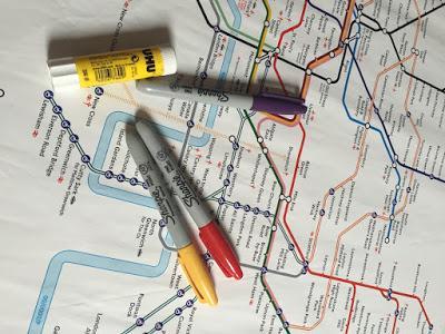 #HalfTerm Make Your Own #LondonUnderground Board Game!