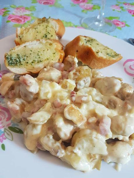 Creamy Garlic Chicken with Cypriot New Potatoes - Foodies100 Challenge