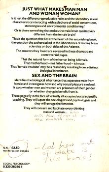 Sex and the Brain by Jo Durden-Smith and Diane de Simone