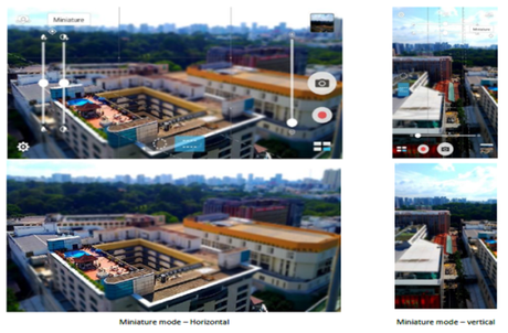 Miniature mode on Asus Zenfone 3