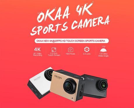 OKAA V2 WiFi 4K Action Camera Features