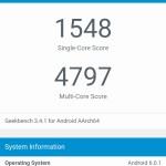 Benchmark scores of LeEco Le 2