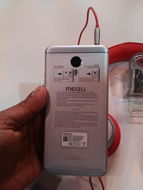 Meizu M3 Note Back