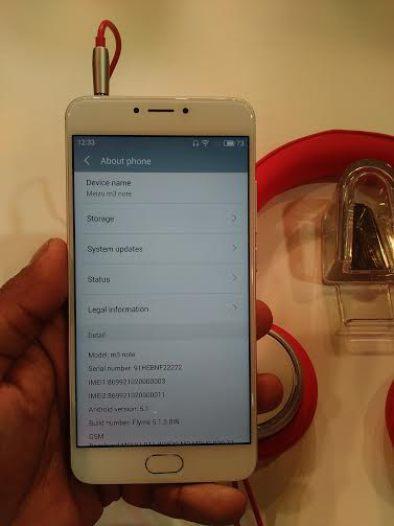 Meizu M3 Note Specifications