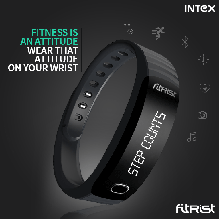 cheapest wearable band with an oled display in India