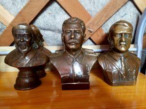 Chinggis, Hitler and Stalin: tourist souvenirs. (only in Mongolia??)