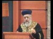 Chief Rabbi Yitzchak Yosef Says Vaye Issue Wrong
