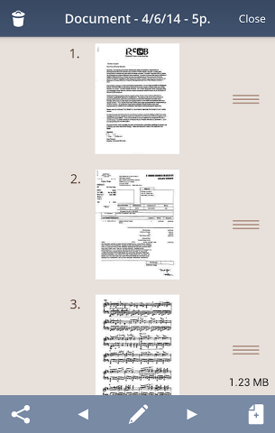 TurboScan: document scanner - screenshot