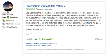 #London Walkers Review London Walks: 