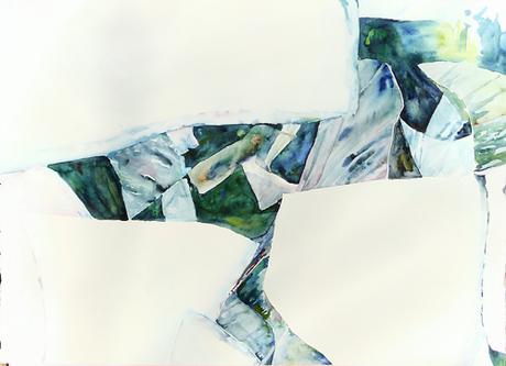 Abstract Arctic Landscape Watercolor Paintings Lisa Goren