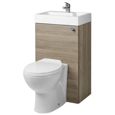 Toilet and basin cut out