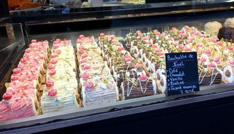 Paris patisierrie, buche de Noel