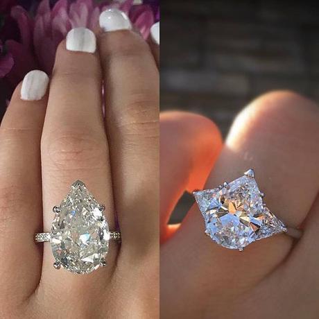 Pear Shaped Engagement Rings