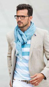 Add an Oomph to Your Dapper Look with Scarfs for Cool Summer Look