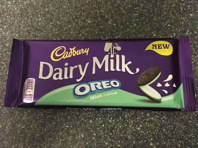 Today's Review: Cadbury Dairy Milk Oreo Mint