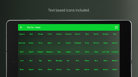    PipTec Green Icons & Live Wall- screenshot  