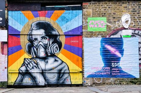 street art in Shoreditch, London