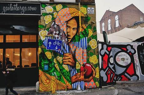 street art in Shoreditch, London