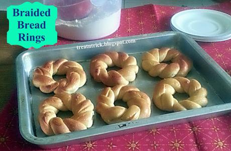 Braided Bread Rings Recipe @ treatntrick.blogspot.com