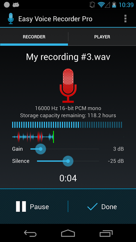 Easy Voice Recorder Pro v2.3.2 b11041 APK Easy Voice Recorder Pro - screenshot
