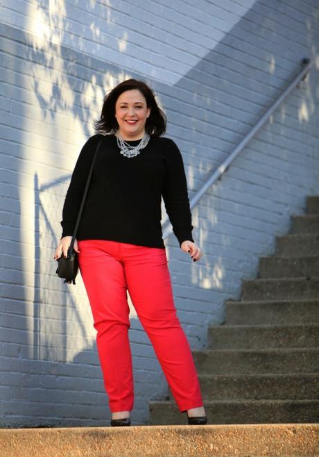 What I Wore: Pink Pants