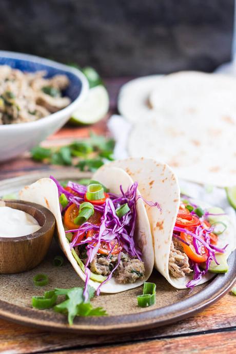 Cook 1, Freeze 1: Slow Cooker Lime Cilantro Chicken Tacos