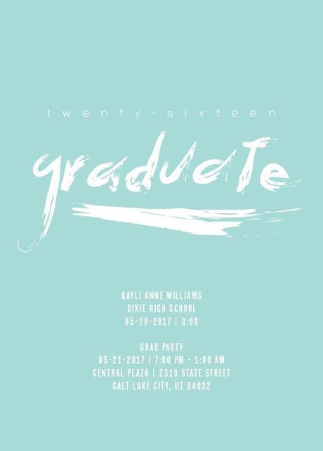 Graduation Stationery from Basic Invite Graduation Stationery from Basic Invite