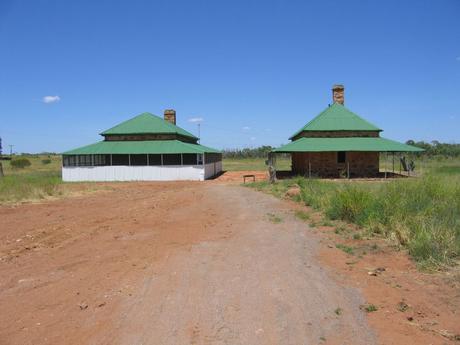 Outback telegraph station at Australian town Tennant Creek 