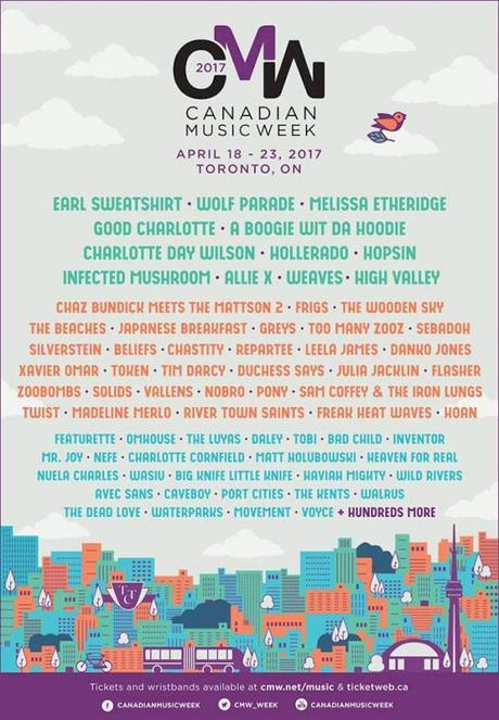 Canadian Music Week 2017 – Round 2 Artist Announcement