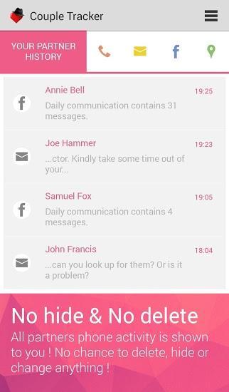 Couple Tracker - Phone monitor - screenshot