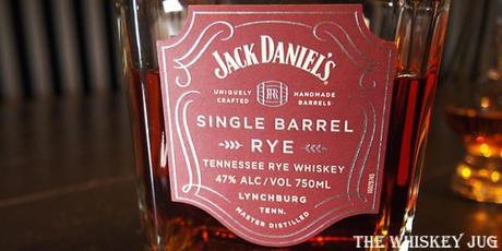 Jack Daniel's Single Barrel Rye Label