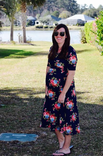 Spring Dress For A Growing Bump