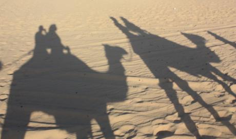 DAILY PHOTO: Shadow of a Camel Caravan