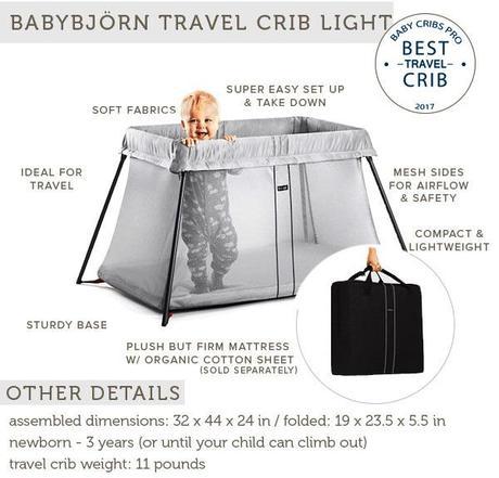 Babyjorn best travel crib