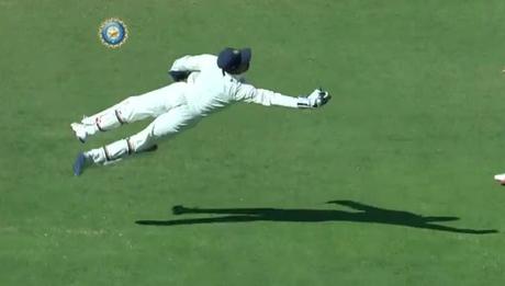 Queenslander Renshaw retired ill ~ Jayant no ball and Saha flying catch