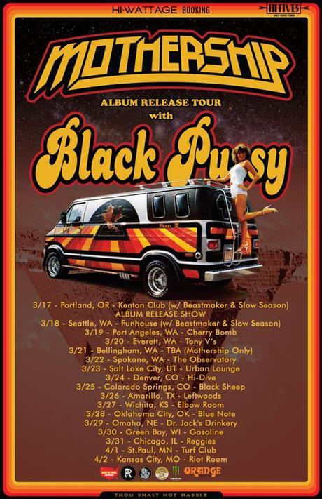 Black Pussy To Co-Headline Tour With Mothership!