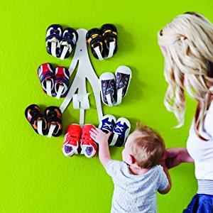 Boon Curl Baby Shoe Rack - Organize and display those adorable shoes. Holds eight pairs of shoes.