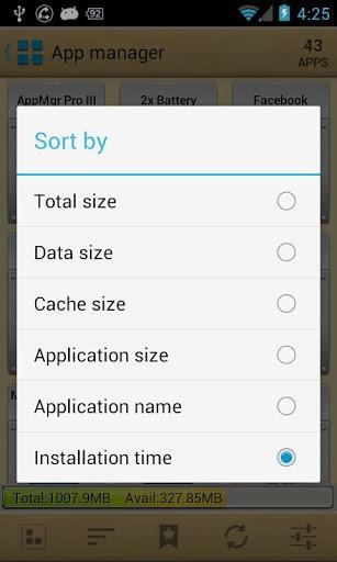 AppMgr Pro III (App 2 SD) v4.07 APK