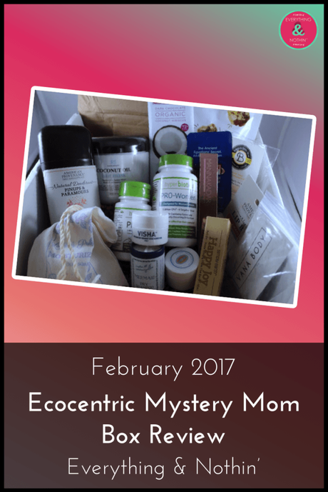 February 2017 Ecocentric Mystery Mom Box Review