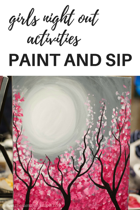 Girls Night Out Activities: Paint and Sip