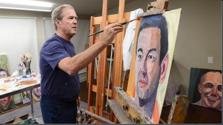 George W Bush - From President to compassionate artist.