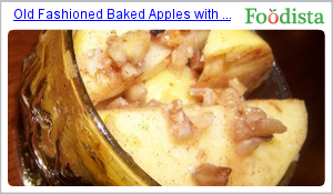 Old Fashioned Baked Apples with Cinnamon and Walnuts