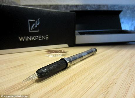 ' wink pen ' that writes with wine, beer, tea, juice and .....