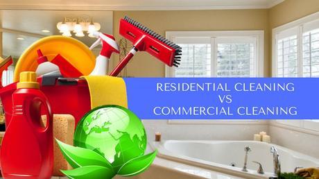 Difference Between Residential & Commercial Cleaning