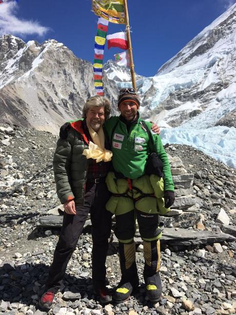 Winter Climbs 2017: Messner Visits Txikon in Base Camp on Everest