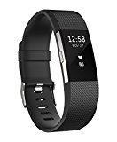 Fitbit Charge 2 Wireless Activity Tracker and Sleep Wristband (Small, Black/Silver)