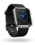 Fitbit Blaze Smart Fitness Watch, Large (Black/Silver)